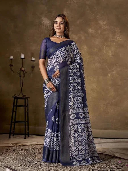 CHANDERI COTTON SAREE