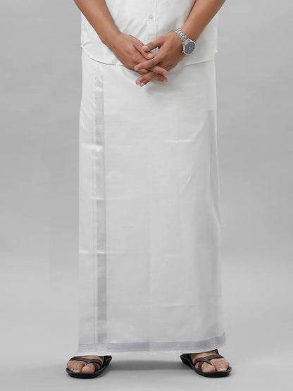 Men Tissue Single Dhoti - J1226