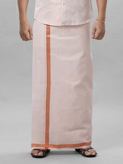 Men Tissue Single Dhoti - J1226