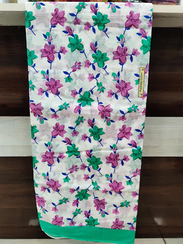 MUL MUL COTTON SAREE - J647