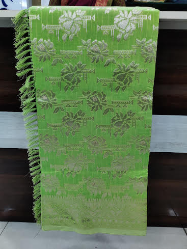 MANIPURI COTTON SAREE ( NAVARANG JARI) - J662