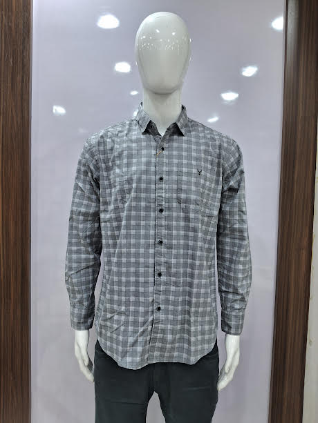 MENS COTTON CHECKERED SHIRT | L SIZE - C3842