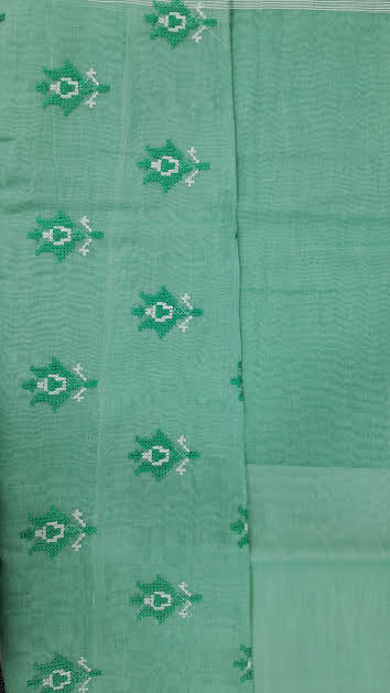 SUSMITHA COTTON SAREE WITH EMBROIDERY WORK - D1290