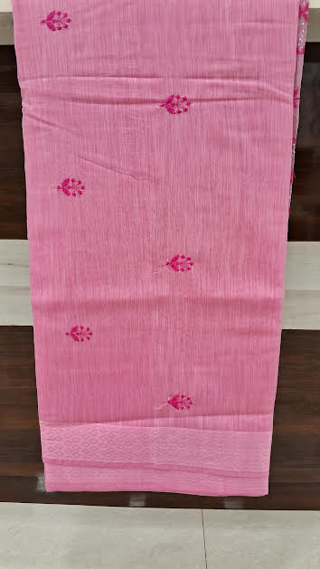 SUSMITHA COTTON SAREE WITH EMBROIDERY WORK - D1290