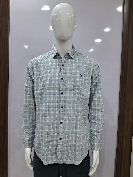 MENS COTTON CHECKERED SHIRT | L SIZE -C3842