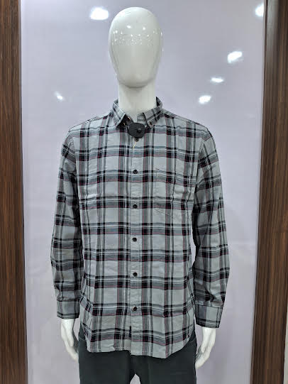 MENS COTTON CHECKERED SHIRT | XL SIZE - L6074