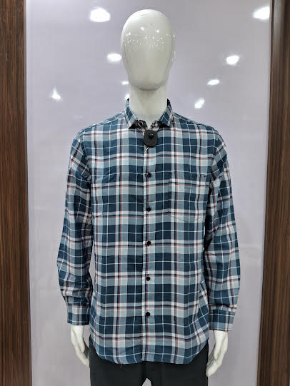 MENS COTTON CHECKERED SHIRT | XL SIZE - C4069