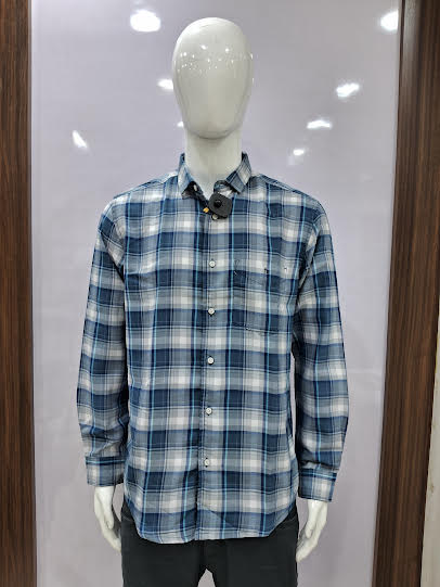 MENS COTTON CHECKERED SHIRT | XL SIZE - C4073