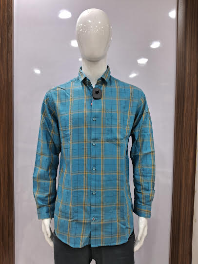 MENS COTTON CHECKERED SHIRT | XL SIZE - C4072