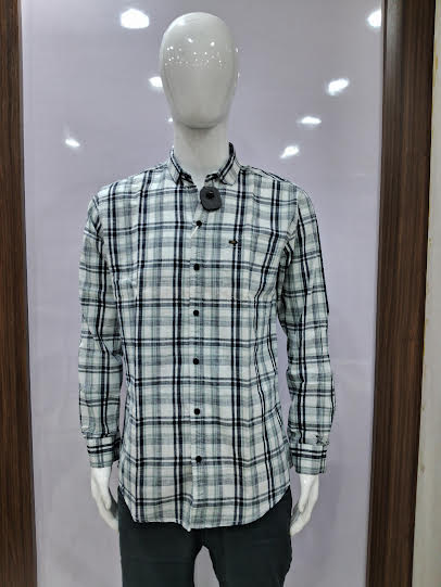 MENS COTTON CHECKERED SHIRT | XL SIZE - C4132