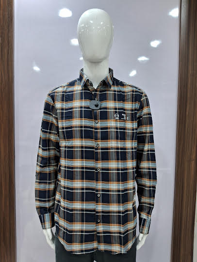 MENS COTTON CHECKERED SHIRT | XL SIZE - C1489