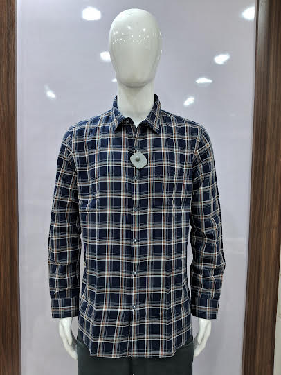 MENS COTTON CHECKERED SHIRT | XL SIZE - B4729