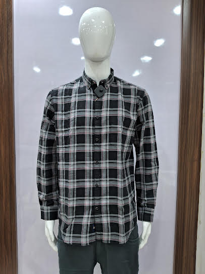 MENS COTTON CHECKERED SHIRT | XL SIZE - C4075