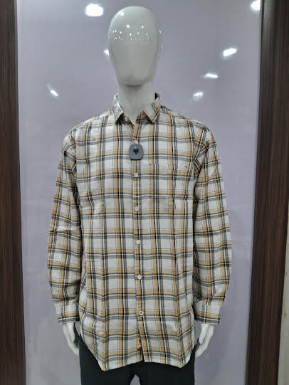 MENS COTTON CHECKERED SHIRT | XXL SIZE - B2688