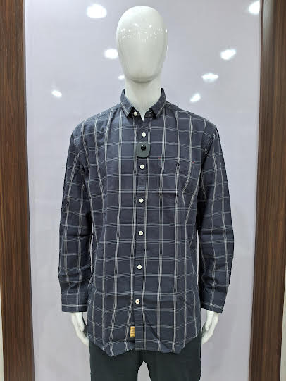 MENS COTTON CHECKERED SHIRT | XXL SIZE - C4076