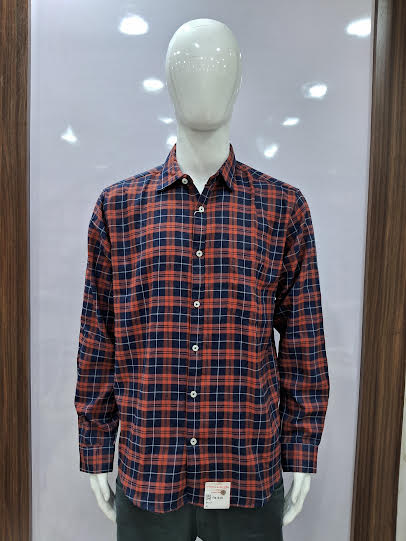 MENS COTTON CHECKERED SHIRT | XL SIZE - B4757