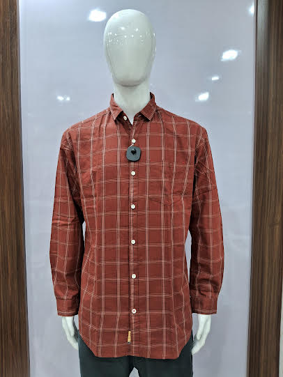 MENS COTTON CHECKERED SHIRT | XL SIZE -B3214