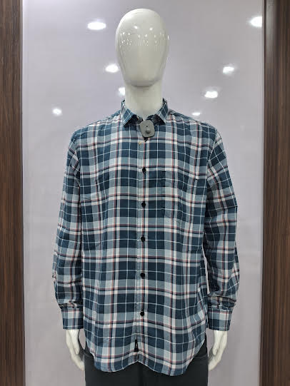 MENS COTTON CHECKERED SHIRT | XXL SIZE - B2688