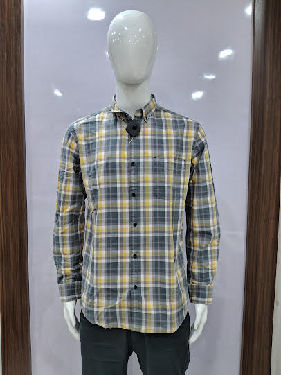 MENS COTTON CHECKERED SHIRT | XL SIZE - C4070