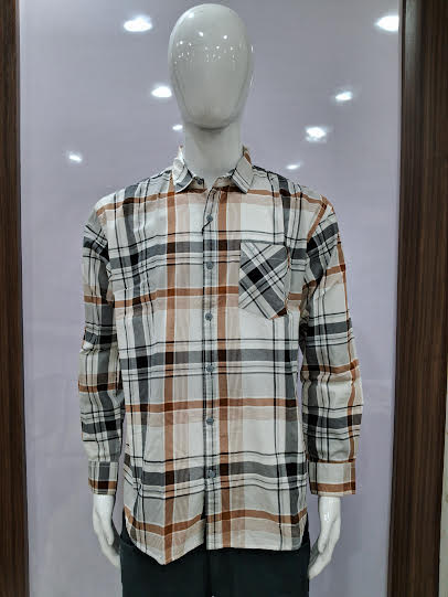 MENS COTTON CHECKERED SHIRT | XL SIZE - C3840