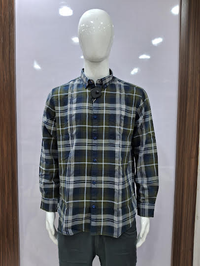 MENS COTTON CHECKERED SHIRT | XL SIZE - C4068