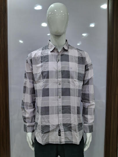 MENS COTTON CHECKERED SHIRT | XL SIZE - C3828