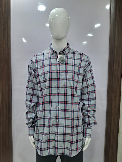 MENS COTTON CHECKERED SHIRT | XXL SIZE - B2368