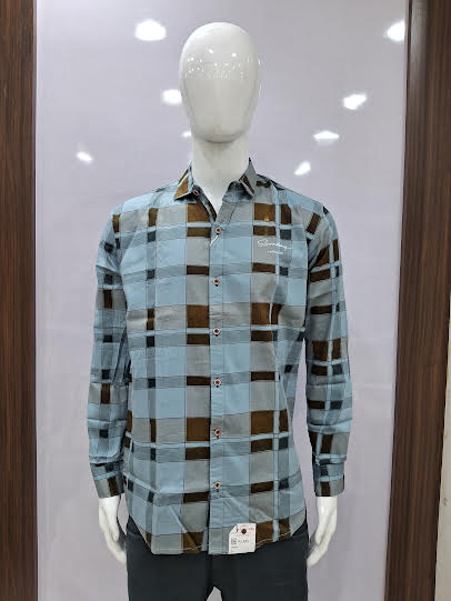 MENS COTTON CHECKERED SHIRT | XL SIZE - B4234