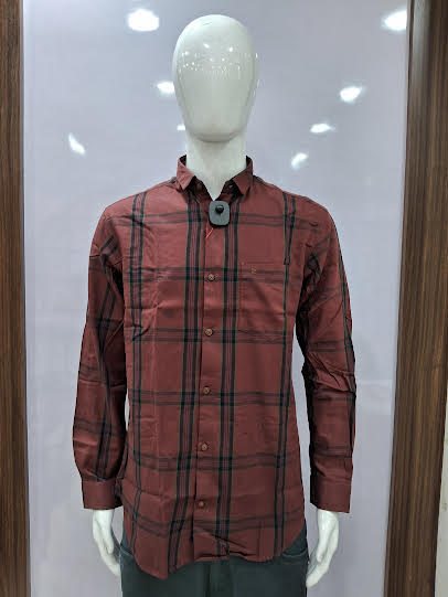 MENS COTTON CHECKERED SHIRT | XL SIZE - C4068