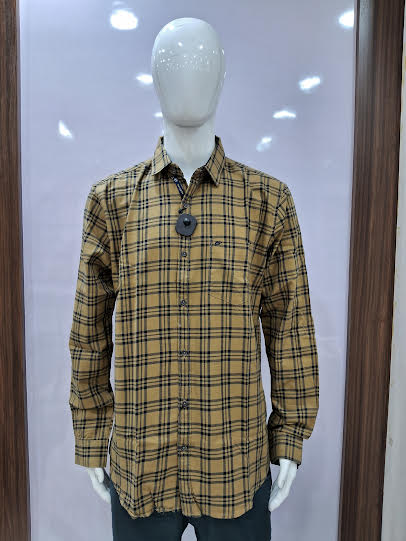 MENS COTTON CHECKERED SHIRT | XL SIZE - B4148