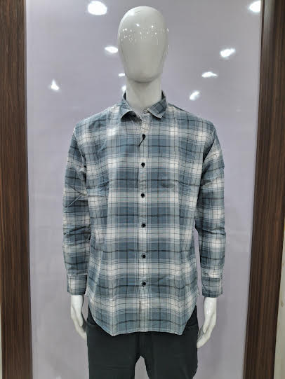 MENS COTTON CHECKERED SHIRT | XL SIZE - C3840