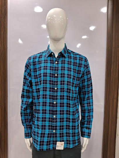 MENS COTTON CHECKERED SHIRT | XL SIZE - B4757