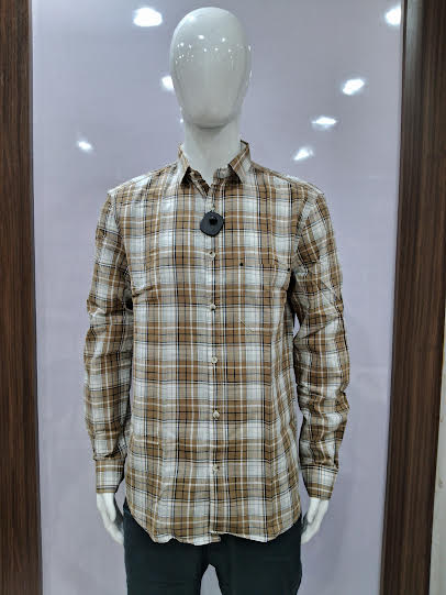 MENS COTTON CHECKERED SHIRT | XL SIZE - B2369