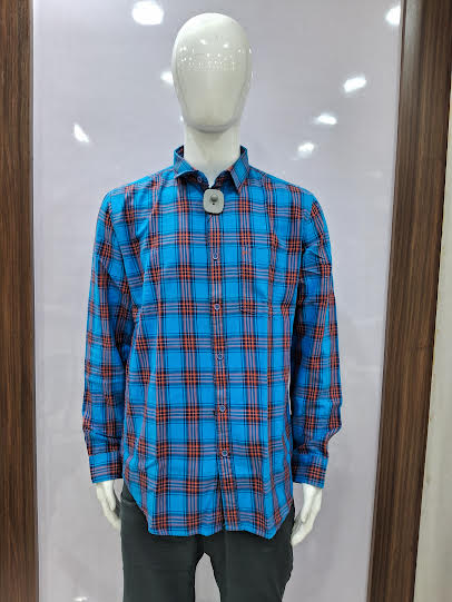 MENS COTTON CHECKERED SHIRT | XL SIZE - B6937