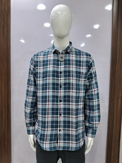 MENS COTTON CHECKERED SHIRT | XL SIZE - C4068