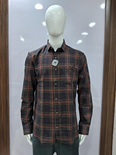 MENS COTTON CHECKERED SHIRT | XL SIZE - C1489