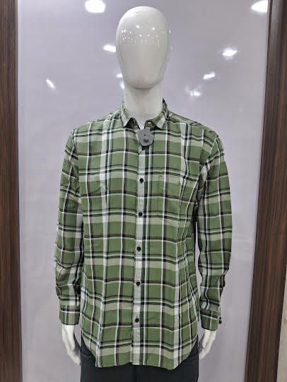 MENS COTTON CHECKERED SHIRT | XXL SIZE - C4070