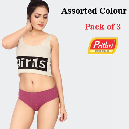 PRITHVI FLOWER PRINT PANTIES - J1554